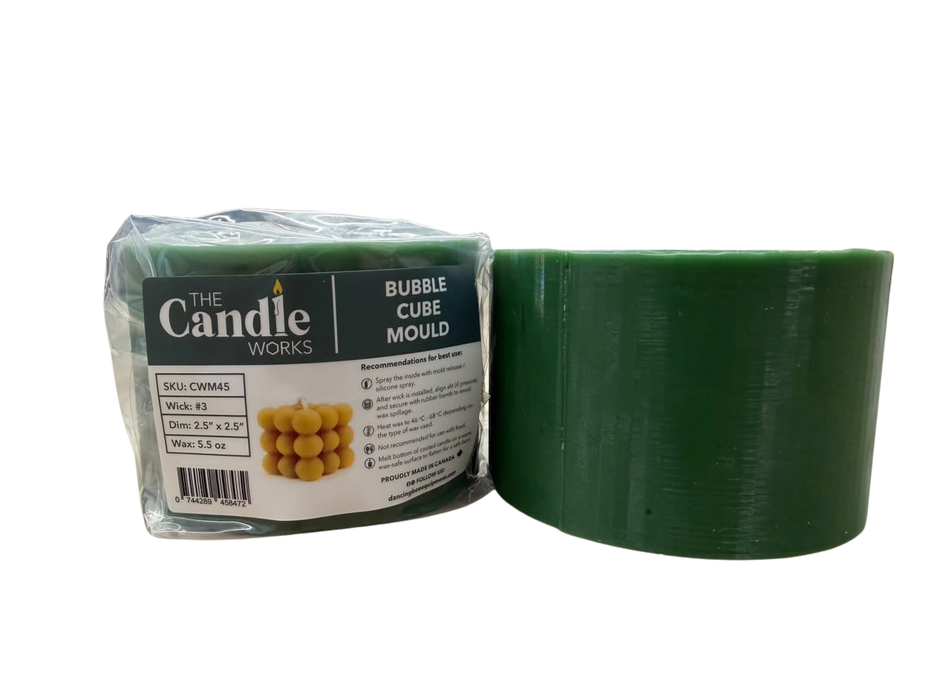 Bubble Cube Mould | The Candle Works