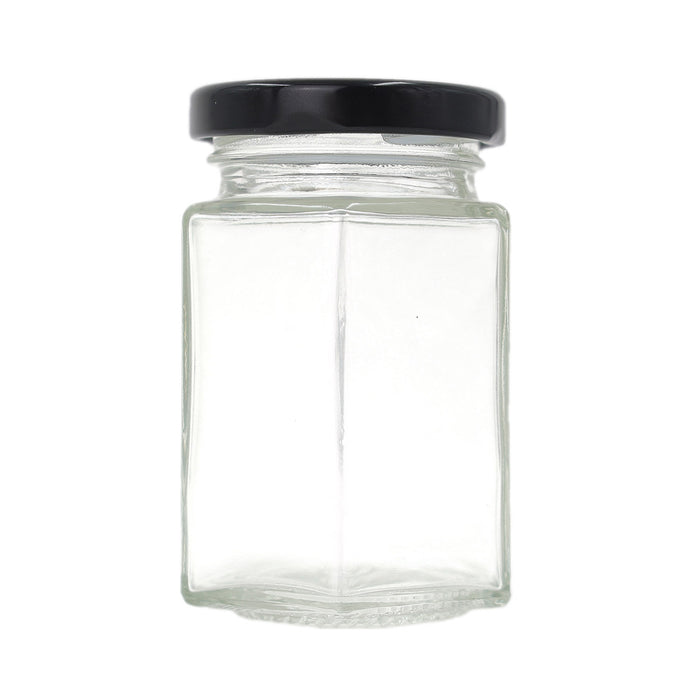 Glass Jar | Hex | 110 ml - SPECIAL ORDER ONLY
