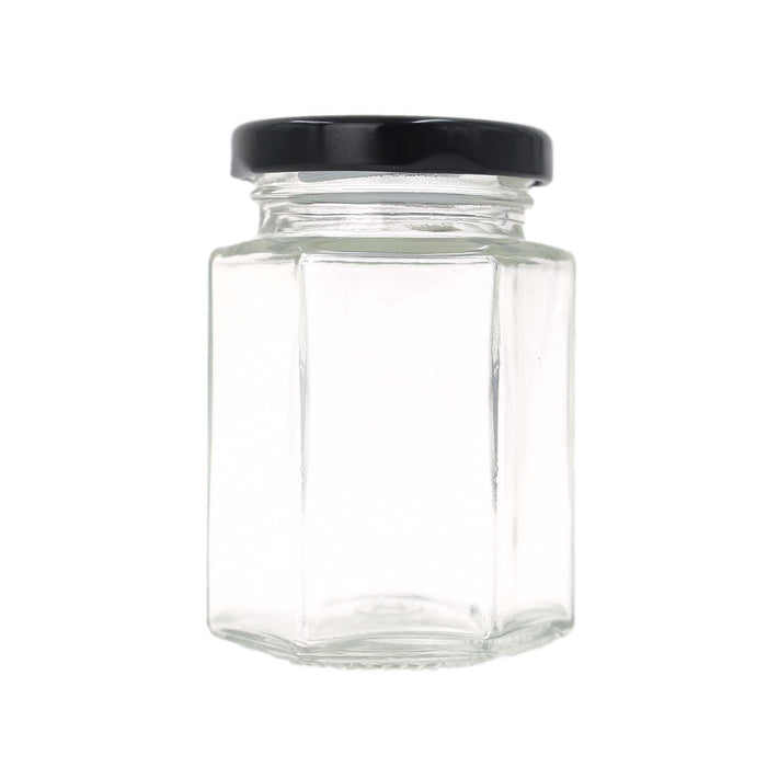 Glass Jar | Hex | 110 ml - SPECIAL ORDER ONLY