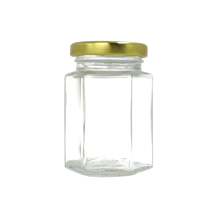 Glass Jar | Hex | 110 ml - SPECIAL ORDER ONLY