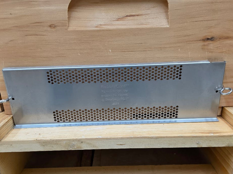 Stainless Steel robber guard for honeybees