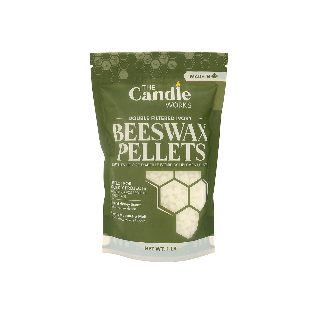 Beeswax Pellets | Ivory — Dancing Bee Equipment Manitoba