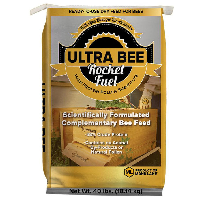 Ultra Bee Dry | Rocket Fuel | with Apis-Biologix Bio-Activator | 40 lb Bag | PRE-ORDER