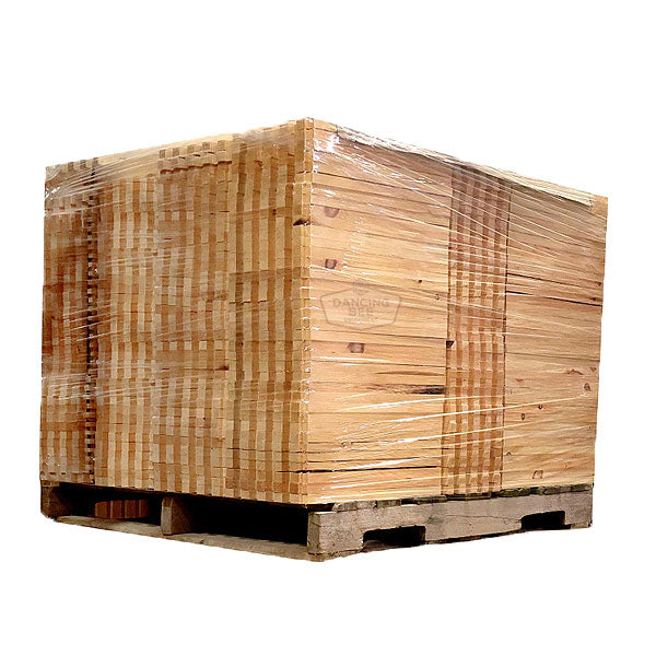 Deep Box | Budget-Grade | Unassembled | FULL PALLET OF 100 | Dancing Bee Equipment