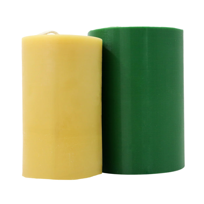 Smooth Pillar Mould | 3" x 5" |  The Candle Works | PRE-ORDER