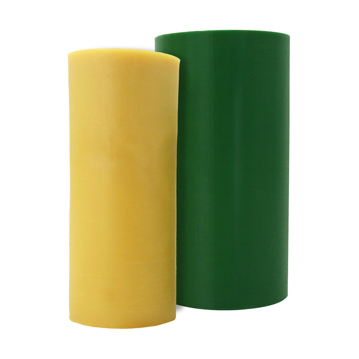 Smooth Pillar Mould | 3" x 7" |  The Candle Works | PRE-ORDER