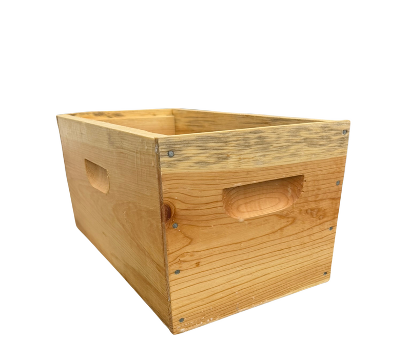 Nuc Box ONLY | 6-Frame | Wooden | Wax-Dipped | Dancing Bee Equipment