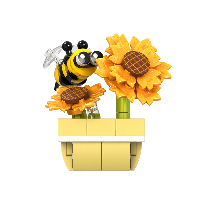 Building Block Set | Bee on Sunflowers | Lyson - PRE-ORDER
