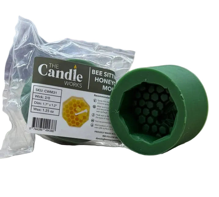 Bee Sitting on Honeycomb Mould |  The Candle Works