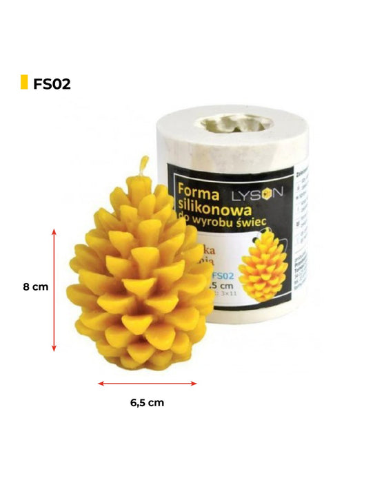 NEW! Pinecone Candle Mould | Lyson