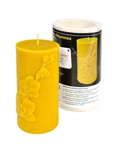 Large Cylinder Orchid Candle Mould | Lyson
