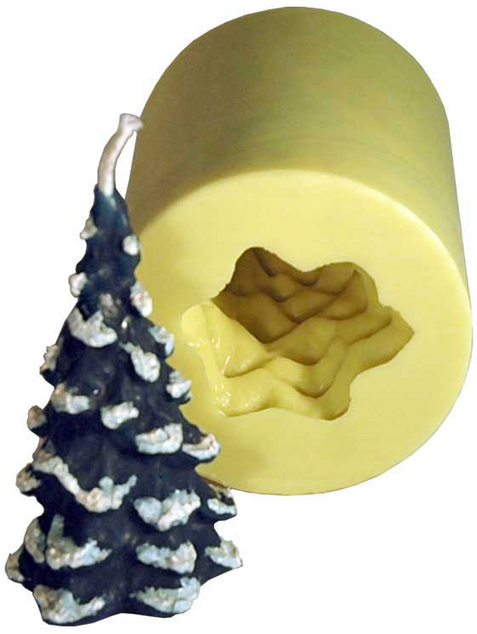 Christmas Tree Candle Mould | Medium 5"