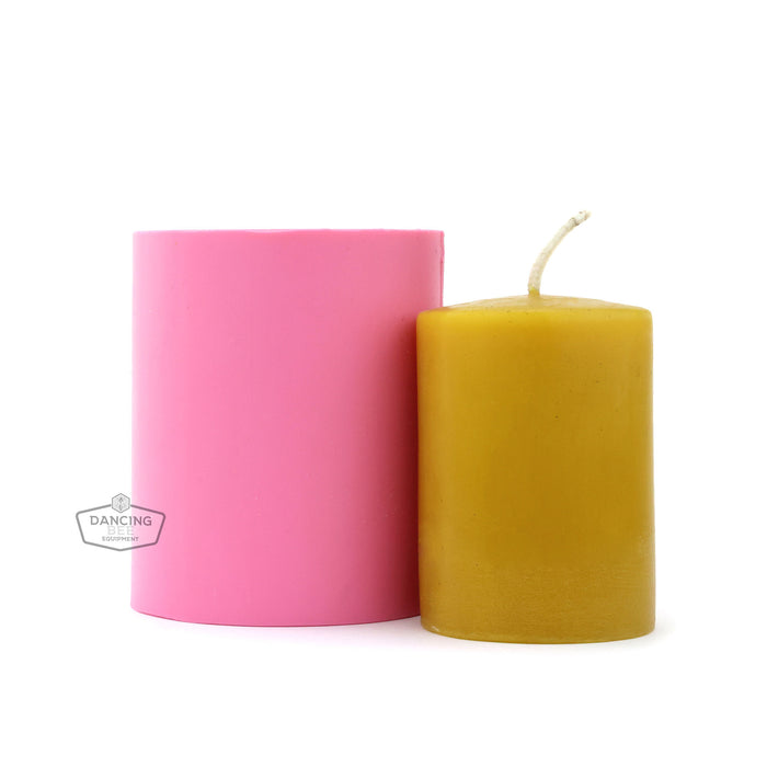 Smooth Pillar Candle Mould | 2" x 3"