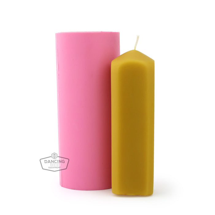 Square Pillar Candle Mould | 1.8" x 5"